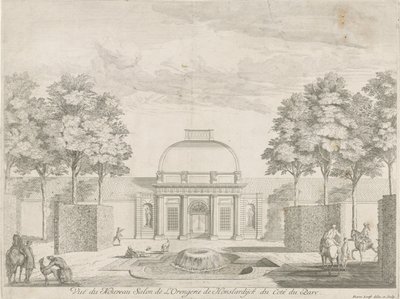 Orangerie de Honselersdijk, visto desde el parque Vue du Nouveau Salon de l