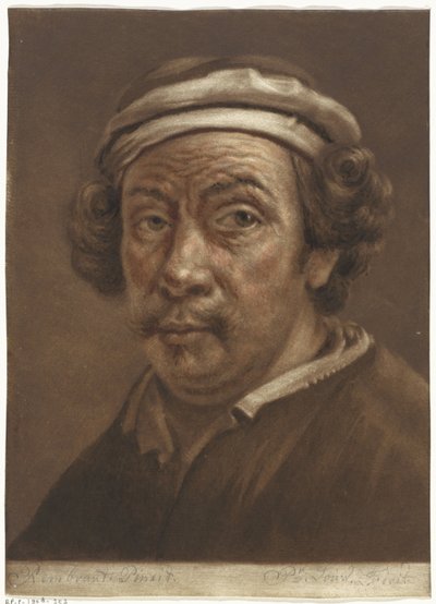 Retrato de Rembrandt van Rijn de Pieter Louw