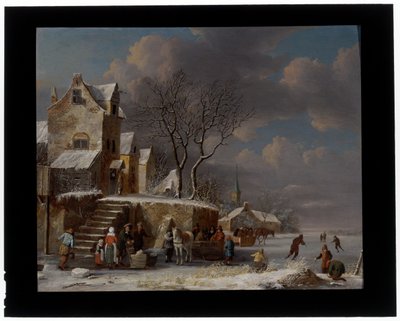 Paisaje de invierno de Pieter Maes