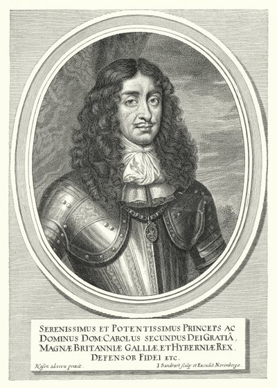 Carlos II, Rey de Inglaterra, Escocia e Irlanda de Pieter Nason