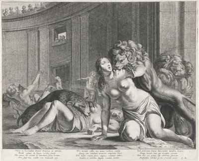 Daniel en el foso de los leones de Pieter Nolpe