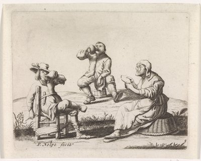 tres granjeros de Pieter Nolpe