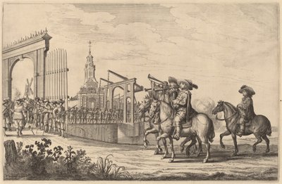 Entrada de María de Médici en Ámsterdam [lámina 1 de 6] de Pieter Nolpe