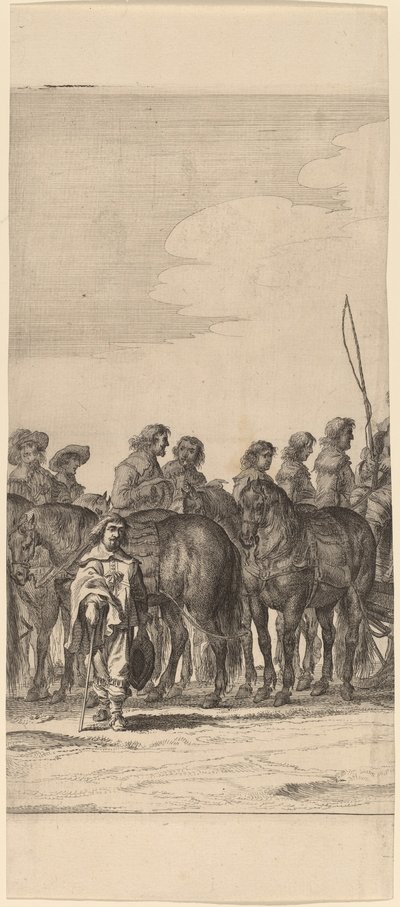 Entrada de María de Médici en Ámsterdam [plancha 5 de 6] de Pieter Nolpe