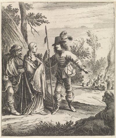 Constanza en conversación con Don Jan de Pieter Nolpe