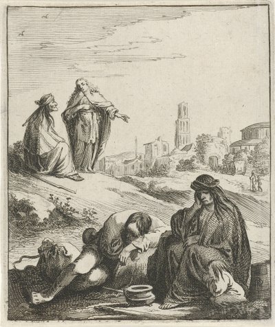 Majombe y Konstance y figuras en reposo de Pieter Nolpe