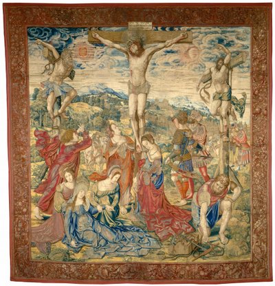 La Crucifixión de Pieter Pannemaker I after Bernard van Orley