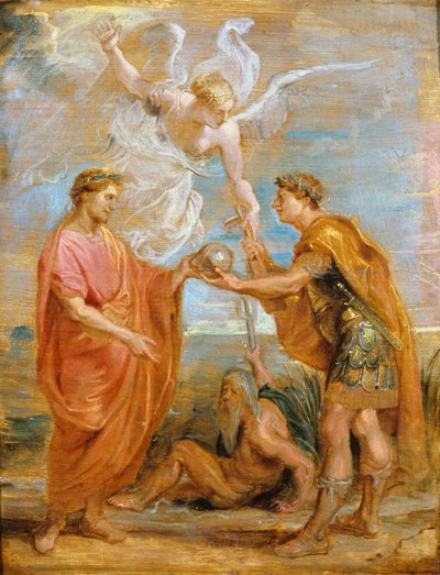 Constancio nombra a Constantino como su sucesor, 1622 de Peter Paul Rubens