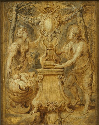 Portada de Matthiae Casimiri Sarbievii. Libros Líricos IV por Maciej Kazimierz Sarbiewski, 1632 de Pieter Paul Rubens