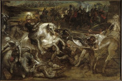 Enrique IV en la Batalla de Ivry, 1628-1630 de Pieter Paul Rubens