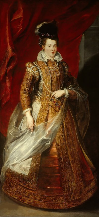 Retrato de Juana de Austria 1547-1578, Gran Duquesa de Toscana, entre 1621 y 1625 de Pieter Paul Rubens
