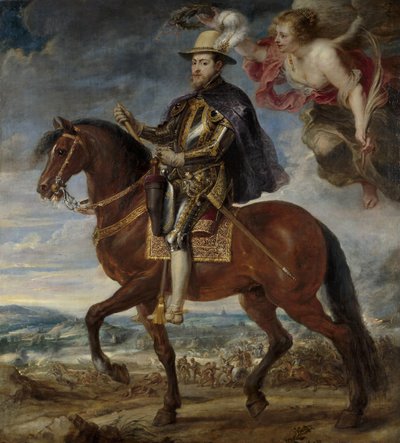 Retrato de Felipe II 1527-1598 a caballo, 1628 de Peter Paul Rubens