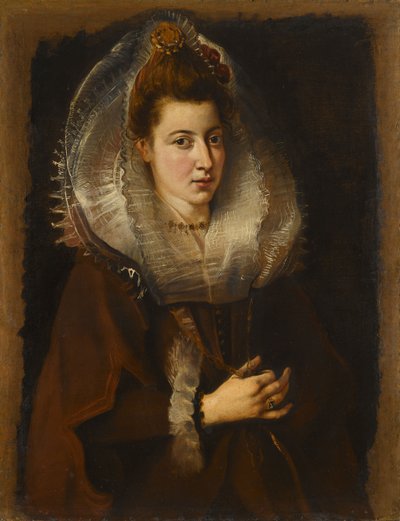 Retrato de una joven con una cadena, 1605-1606 de Pieter Paul Rubens