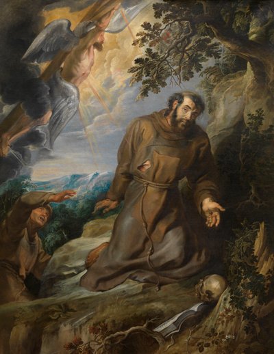 San Francisco recibiendo los estigmas de Pieter Paul Rubens