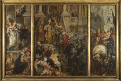 Boceto para el retablo mayor, San Bavón, Gante, 1612 de Peter Paul Rubens