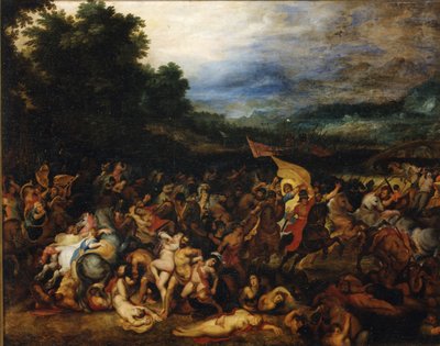 La batalla de las amazonas, 1598 de Pieter Paul Rubens