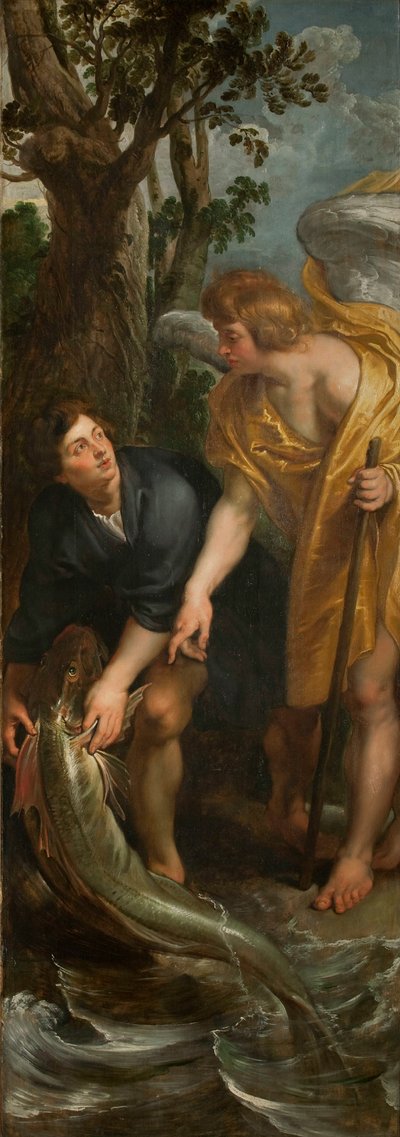 La pesca milagrosa Tríptico, panel derecho, 1618-1619 de Pieter Paul Rubens