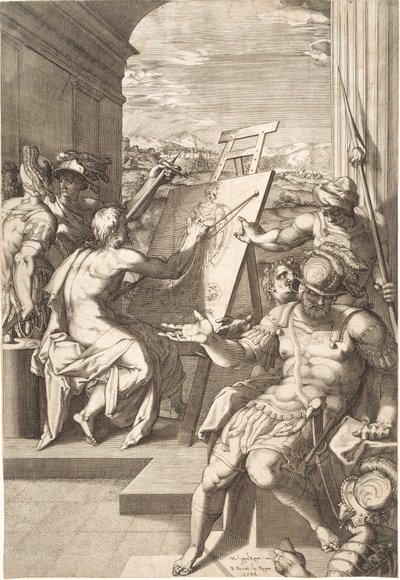 Alegoría de la pintura de Pieter Perret