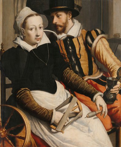 Hombre y mujer en una rueda giratoria
Hombre y mujer en una rueda giratoria de Pieter Pietersz. (I)