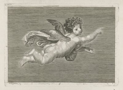 putto apuntando de Pieter Romans