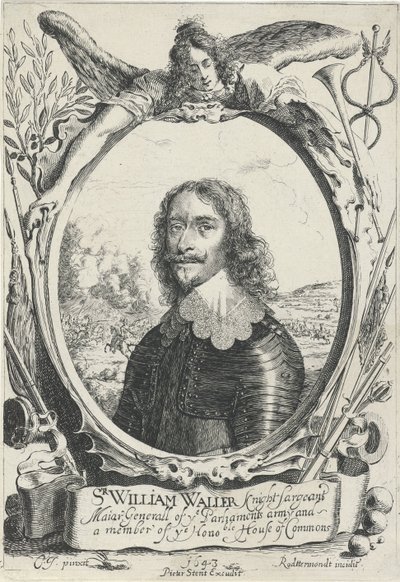 Portret de Sir William Waller de Pieter Rottermondt