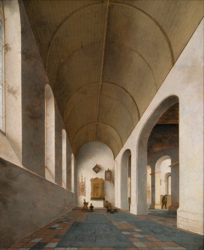 Capilla de San Antonio en la Iglesia de San Juan, Utrecht, 1645 de Pieter Saenredam