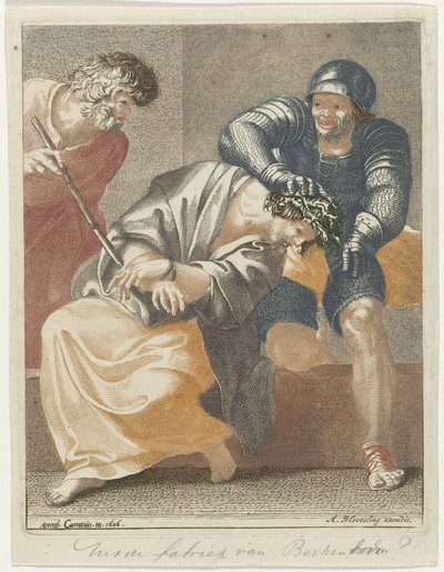 burla de cristo de Pieter Schenk (I) (possibly)