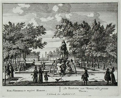 La fuente de Venus en un gran jardín, de 