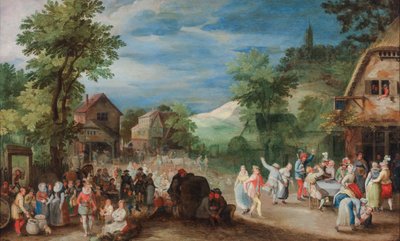 Una feria de pueblo de Pieter Schoubroeck