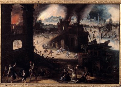 La destrucción de Troya de Pieter Schoubroeck
