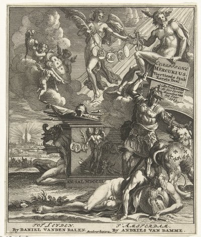 Página de título para: European Mercury XIV Piece Part One, 1703 de Pieter Sluyter