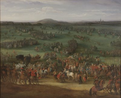La batalla de Nördlingen el 6 de septiembre de 1634 de Pieter Snayers