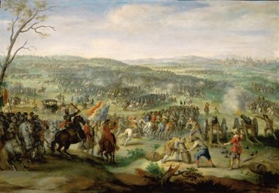 La batalla de la Montaña Blanca el 8 de noviembre de 1620, 1620 de Pieter Snayers