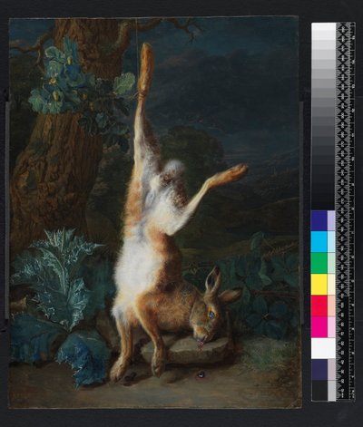 Una liebre muerta, antes de 1782 de Pieter Snyers