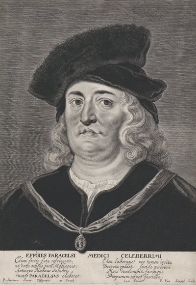 Retrato de Teofrasto Paracelso de Pieter Soutman