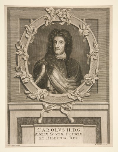 Carlos II, Rey de Inglaterra (1630-1685) de Pieter Stevens van Gunst