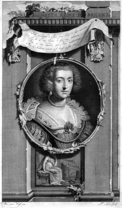 Isabel de Bohemia, c1697 de Pieter Stevens van Gunst