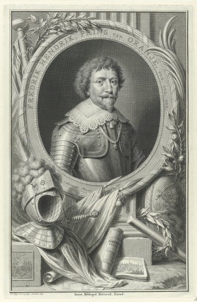Retrato de Frederik Hendrik, Príncipe de Orange-Nassau de Pieter Tanjé