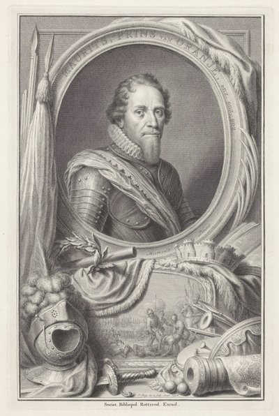 Retrato de Maurits, Príncipe de Orange de Pieter Tanjé