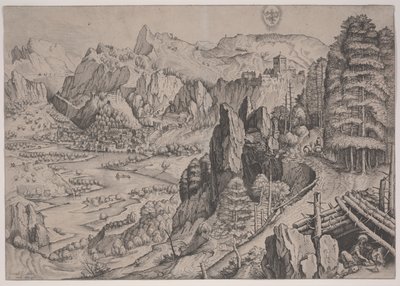Magdalena Penitente de Pieter The Elder (after) Brueghel