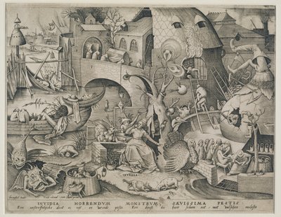 Inuidia de Pieter Bruegel the Elder
