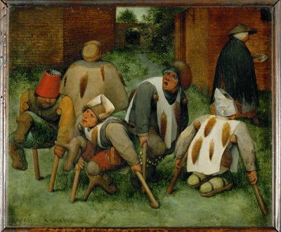 Les Mendiants - Los lisiados ... de Pieter The Elder Brueghel