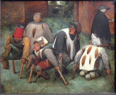 Los mendigos o Los lisiados de Pieter Bruegel the Elder