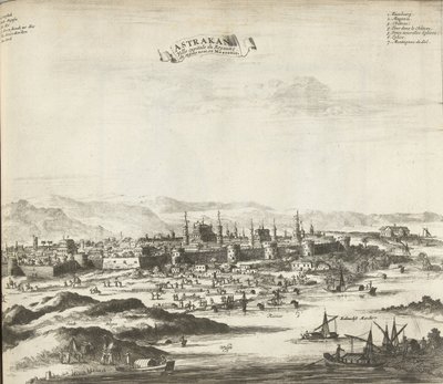 Astracán, 1726 de Pieter Van der Aa