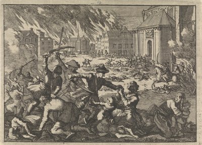Saqueo de Magdeburgo, 1698 de Pieter Van der Aa
