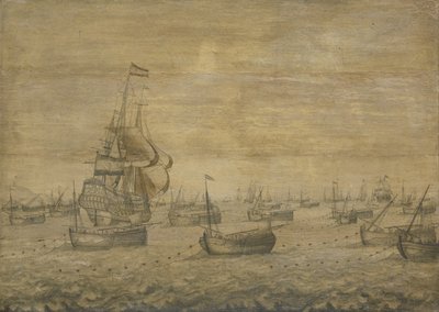La flota holandesa del arenque de Pieter Vogelaer