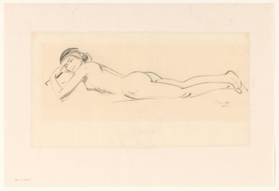 Desnudo recostado de Pieter Willem van Baarsel