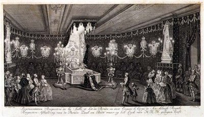 El Cuerpo de Ana, la Princesa Real en Estado de Pieter de (after) Swart