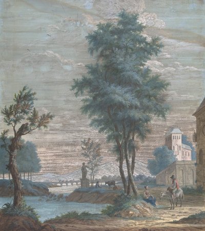 Paisaje italiano de Pieter de Groot