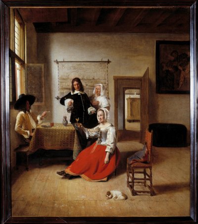 La bebedora de Pieter de Hooch